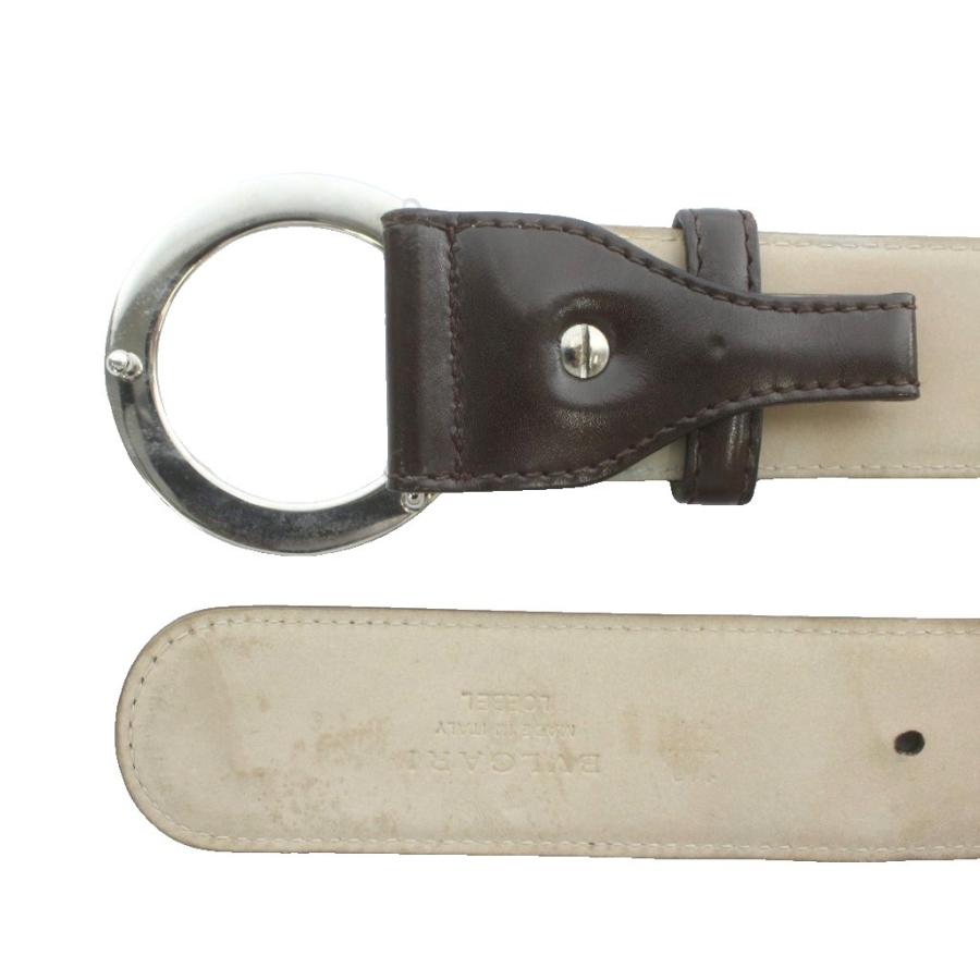 ☆BVLGARI ブルガリ ベルト ベージュ シルバー金具 サークル 楽天市場