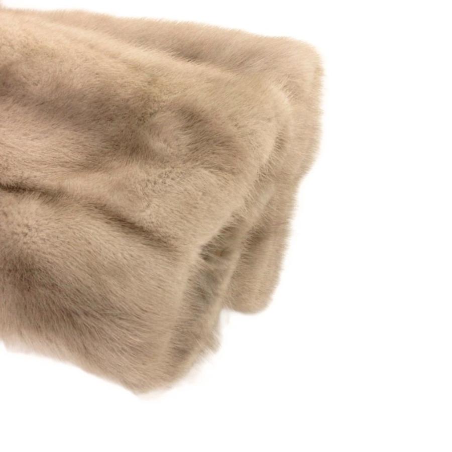 ✨肉厚✨サガミンク リアルファーコート サファイアミンク 本毛皮 金サガ サガミンク リアルファーコート サファイアミンク XL相当 ロング 毛皮