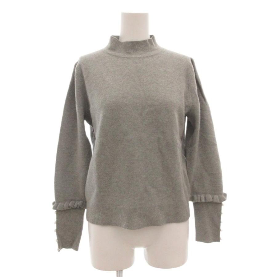 エムズグレイシー❤︎定番人気リボンリブ編みニット　42 エムズグレイシー❤︎定番人気リボンリブ編みニット 42