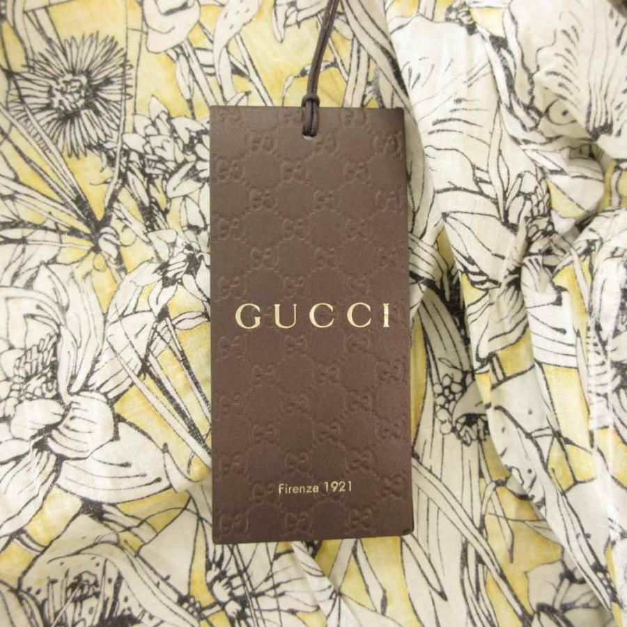 GUCCI（グッチ） 未使用品 タグ付き カジュアルシャツ 45 長袖 花柄 総