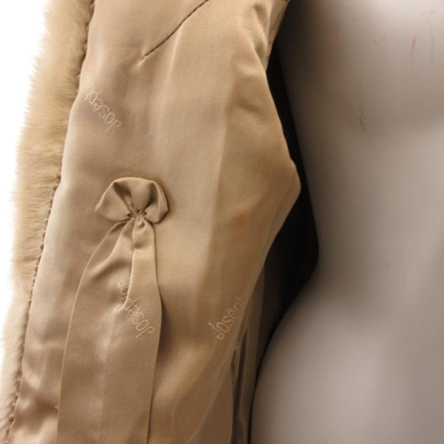 ジョセフィーヌ Josephine ミンクファーコート 毛皮 ミドル丈 9 白