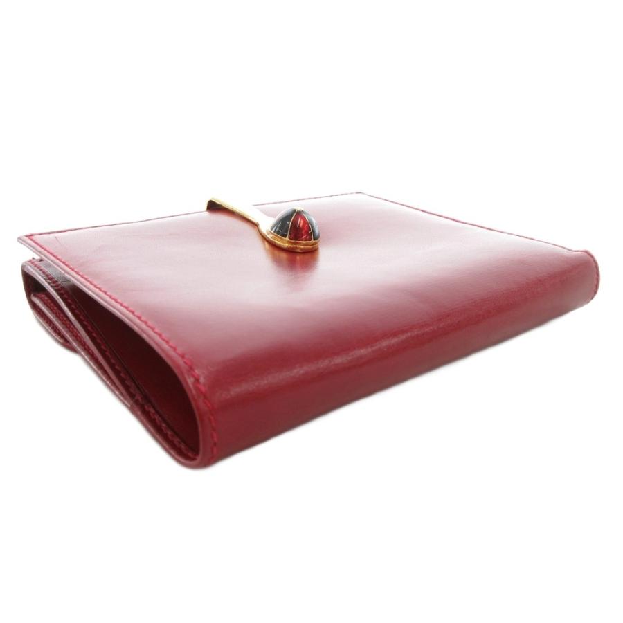 GUCCI（グッチ） 二つ折り財布 ウォレット コンパクト レザー 本革 赤
