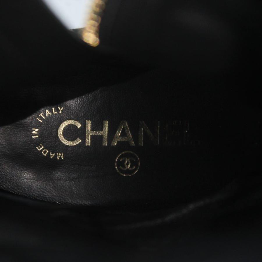 CHANEL（シャネル） ロングブーツ スエード キルティング チェーン