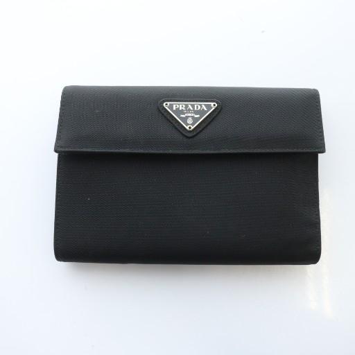【美品】 PRADA プラダ 折り財布 ナイロンスポーツ ギャランティ付き PRADA（プラダ） PRADA M510 ポコノ 三つ折り財布 ウォレット ナイロン