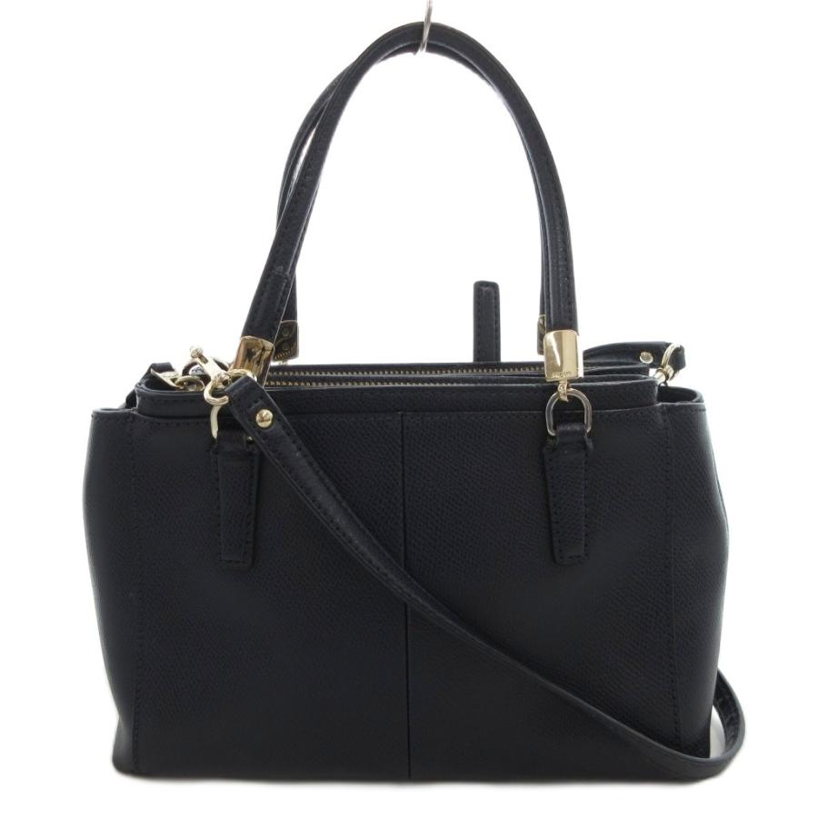 COACH（コーチ） ハンドバッグ ショルダー 2WAY 紺 ネイビー ロゴ