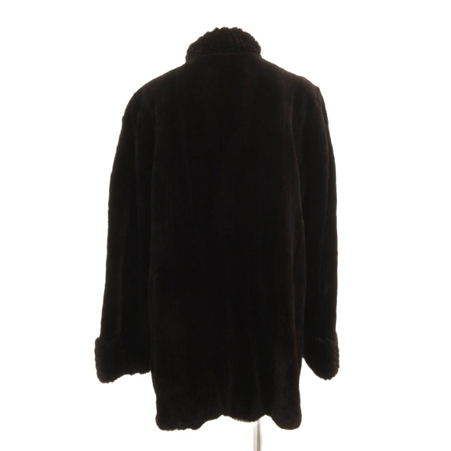 EMBA エンバ ファーコート 毛皮 シェアードミンク 11 ダークブラウン