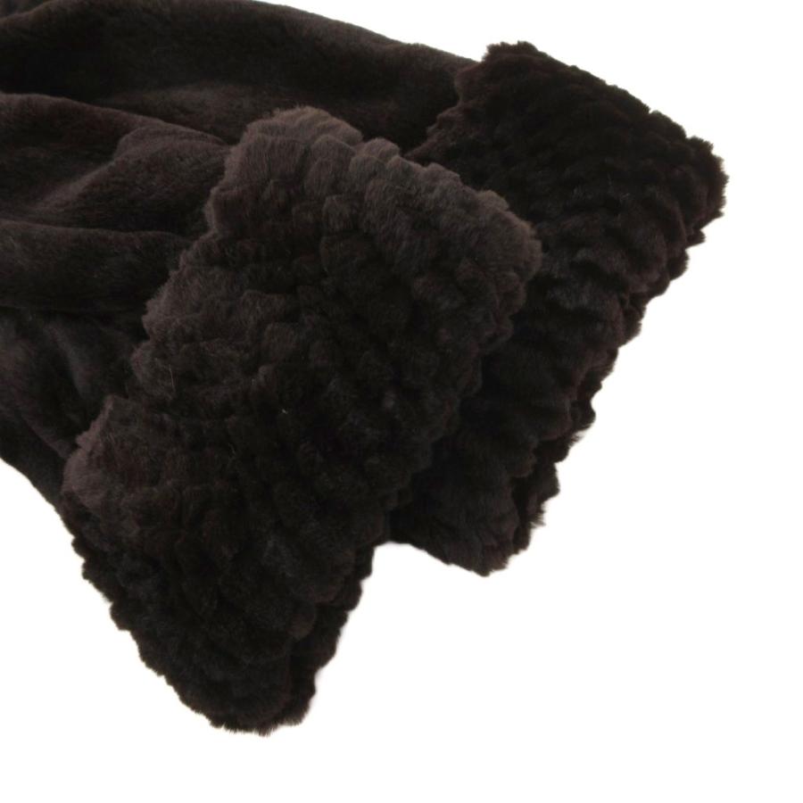 EMBA エンバ ファーコート 毛皮 シェアードミンク 11 ダークブラウン