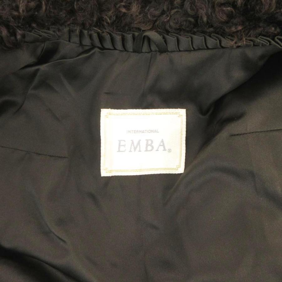 EMBA エンバ シェアードミンク ショートコート ジャケット 毛皮 F 茶