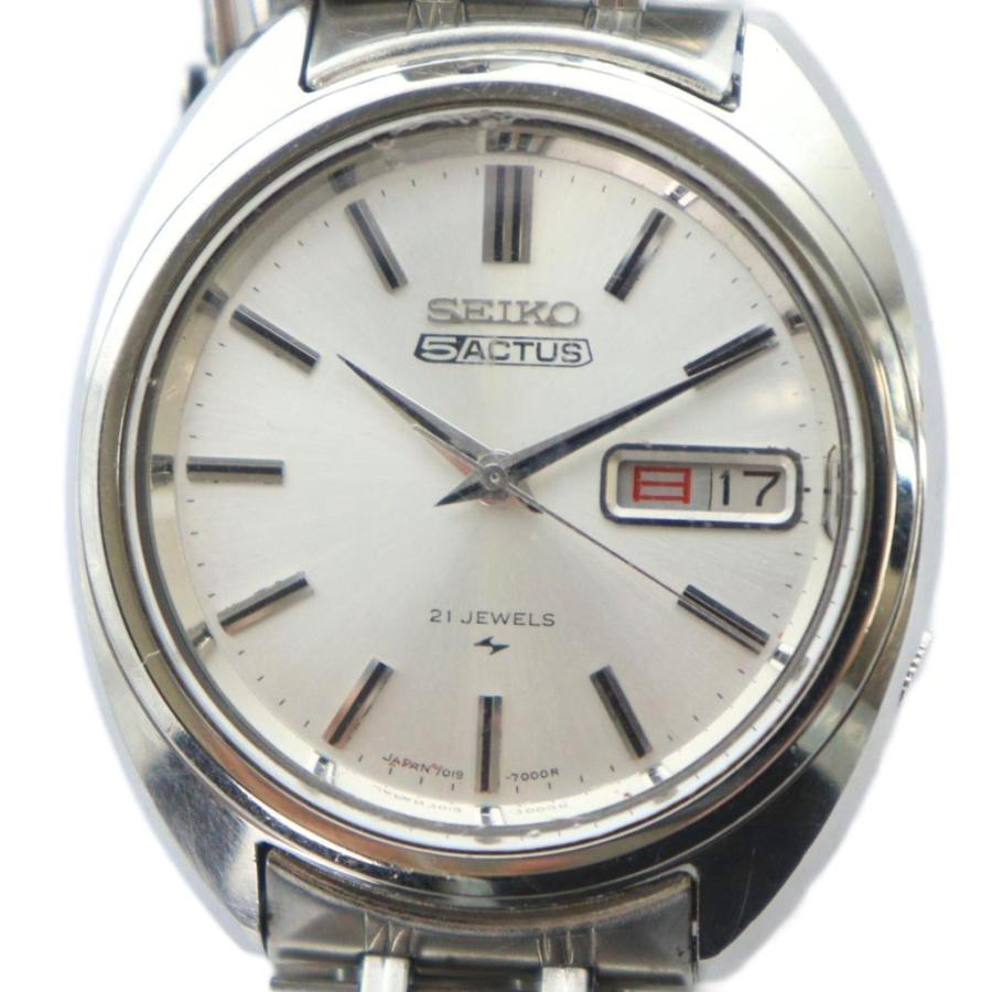 セイコー 5ACTUS 7019-7070 腕時計 ウォッチ 自動巻き ロゴ セイコー SEIKO 5ACTUS 7019-7070 腕時計 ウォッチ 自動巻き ロゴ