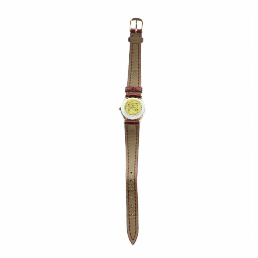 ウォルサム WALTHAM ジャンク品 腕時計 ウォッチ クォーツ ロゴ レザー
