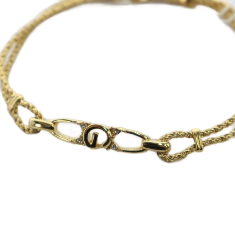 未使用品 ジバンシィ GIVENCHY ヴィンテージ ブレスレット チェーン G