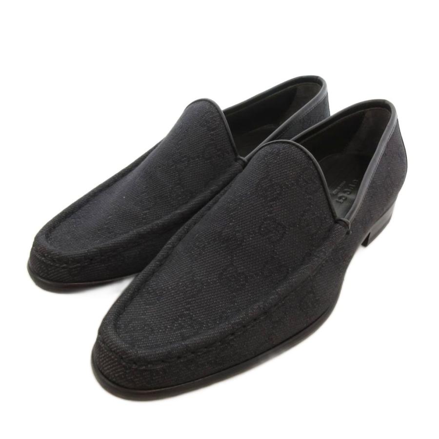 GUCCI（グッチ） GUCCI GGキャンバス ローファー スリッポン 38 C 