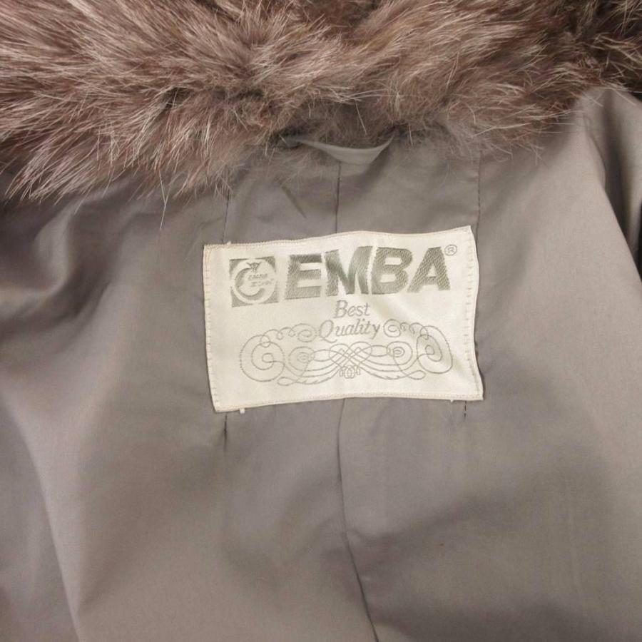 EMBA エンバ フォックスファーコート ジャケット 毛皮 ショート 0S 