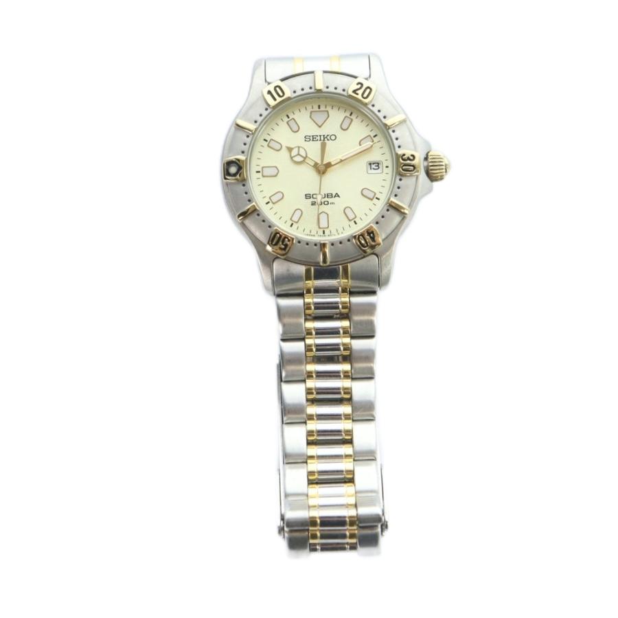 SEIKO セイコー スキューバ 7N35-6010 QZ 動作品 セイコー SEIKO 7N35-6010 SCUBA スキューバ 200m 腕時計 ウォッチ