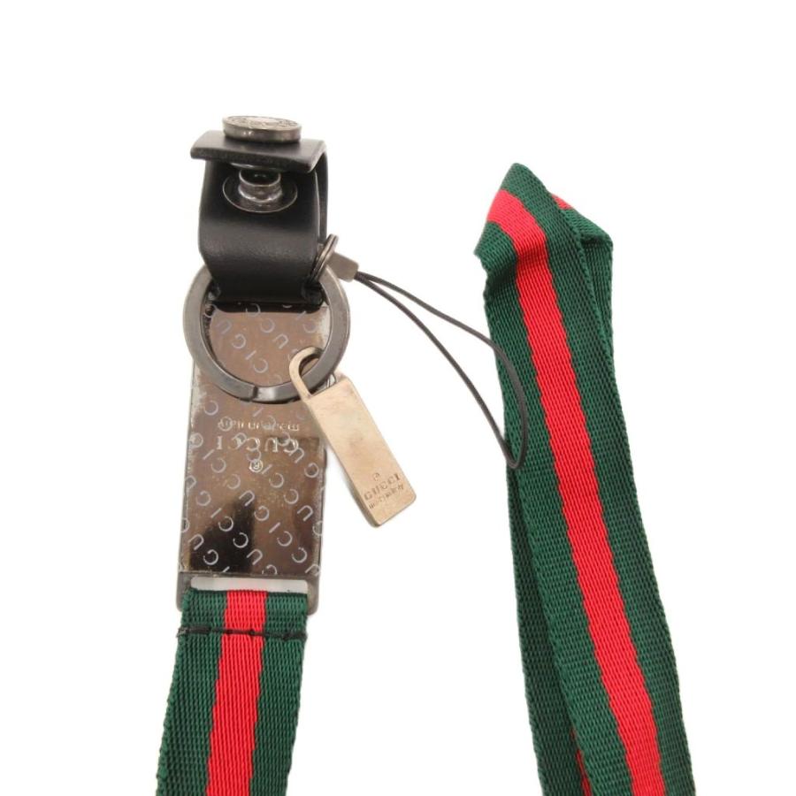 GUCCI（グッチ） ストラップ キーホルダー シェリーライン 緑 グリーン