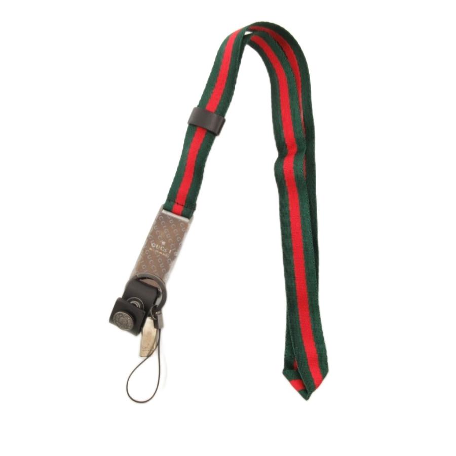 GUCCI（グッチ） ストラップ キーホルダー シェリーライン 緑 グリーン