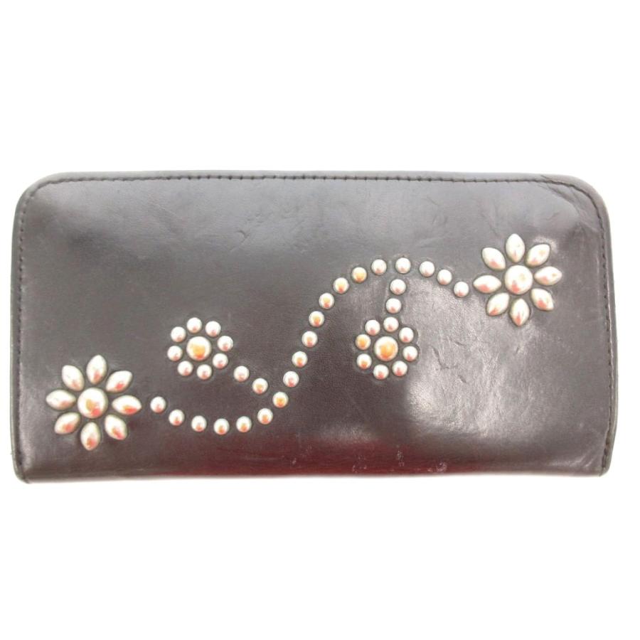 エイチティーシー HTC 長財布 ロングウォレット レザー 黒 ブラック