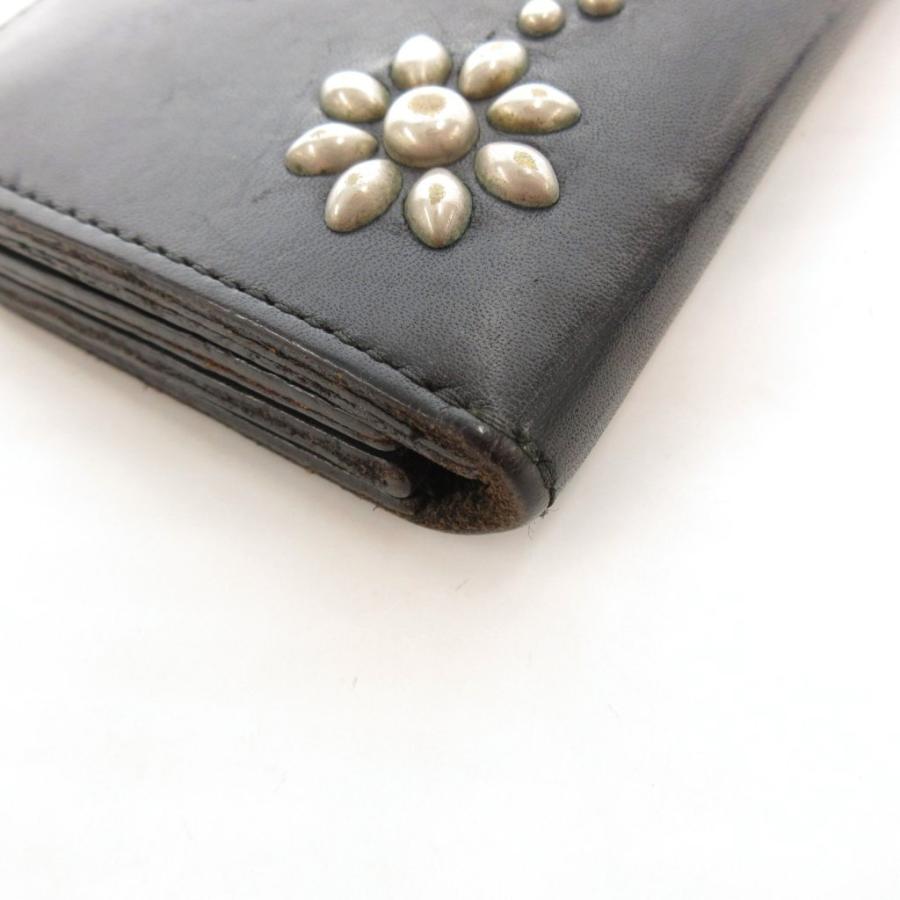 エイチティーシー HTC 長財布 ロングウォレット レザー 黒 ブラック