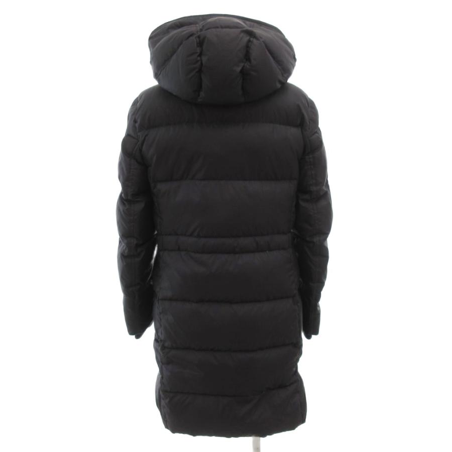 COACH ブラック ダウンジャケット X SMALL COACH（コーチ） ダウンコート XS 黒 ブラック フード付 スタンド