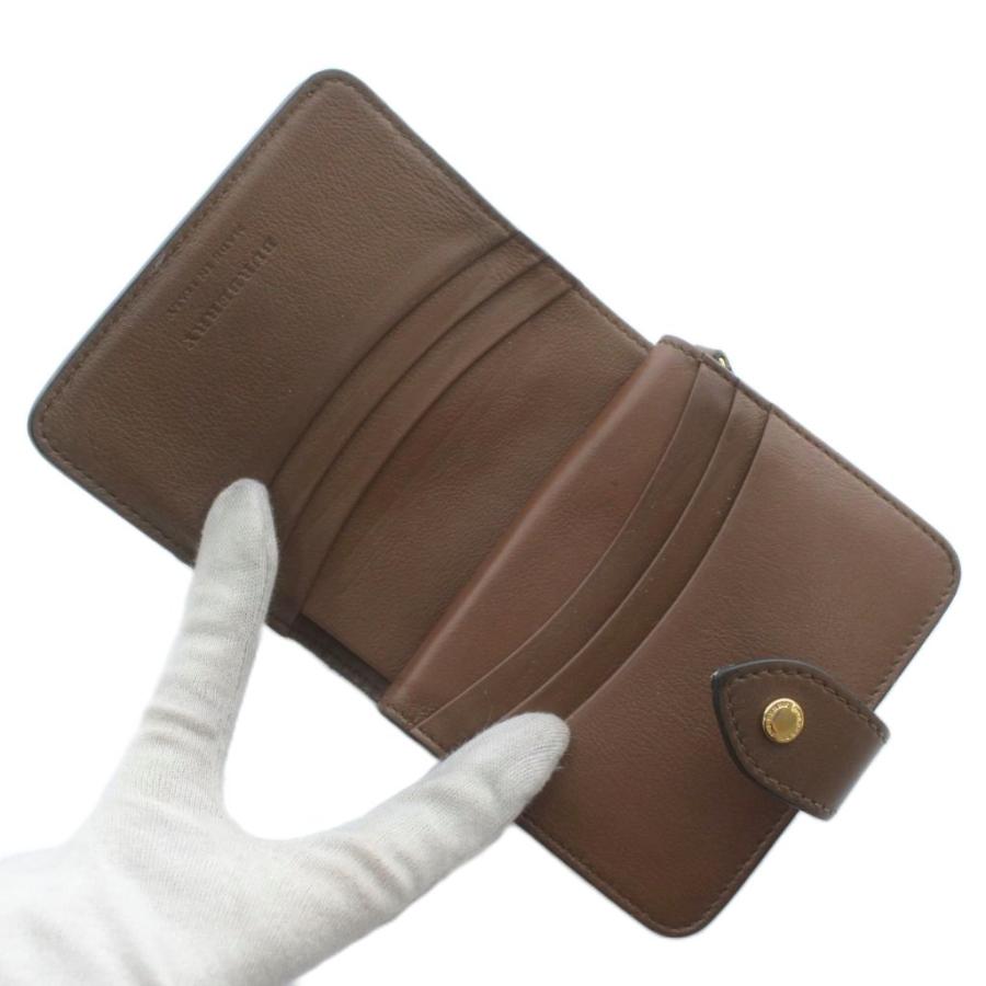 BURBERRY（バーバリー） 財布 二つ折り キャンバス レザー ノバ