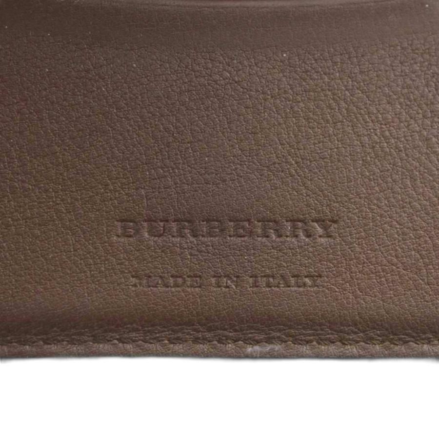 BURBERRY（バーバリー） 財布 二つ折り キャンバス レザー ノバ