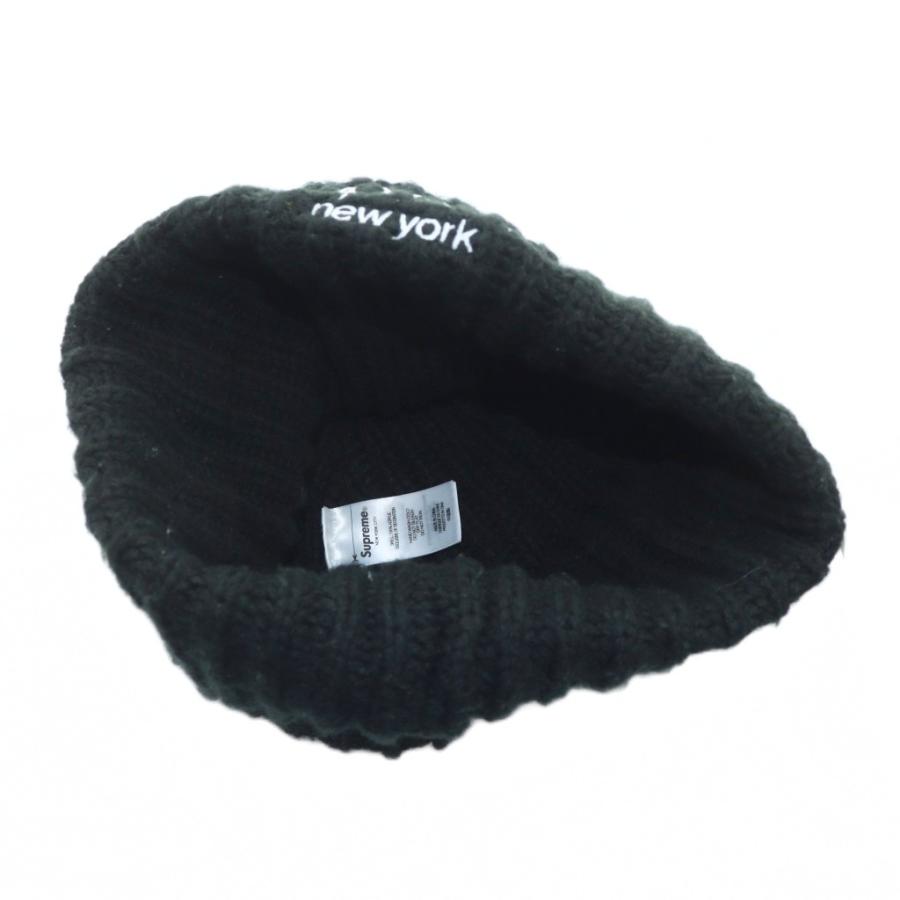 Supreme Chunky Rib Classic Logo Beanie 黒 Supreme（シュプリーム） SUPREME chunky rib classic logo beanie