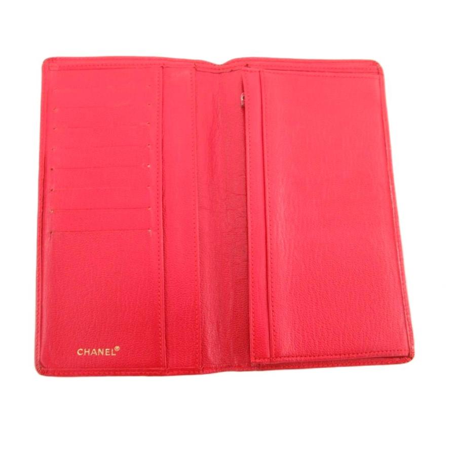 CHANEL（シャネル） 長財布 ウォレット 二つ折り 小銭入れあり レザー