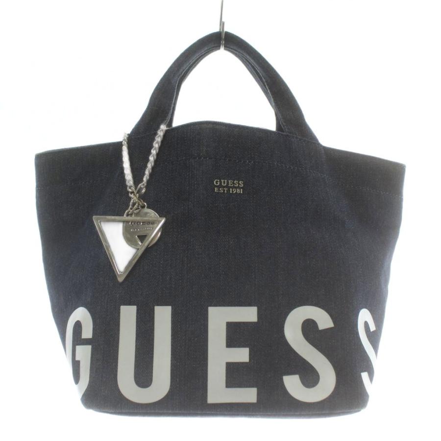 ゲス GUESS LOU SMALL CARRYALL トートバッグ ハンド デニム 