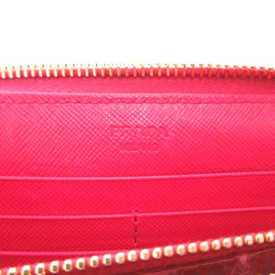 PRADA（プラダ） 長財布 サイフ キルティング プレート ラウンド