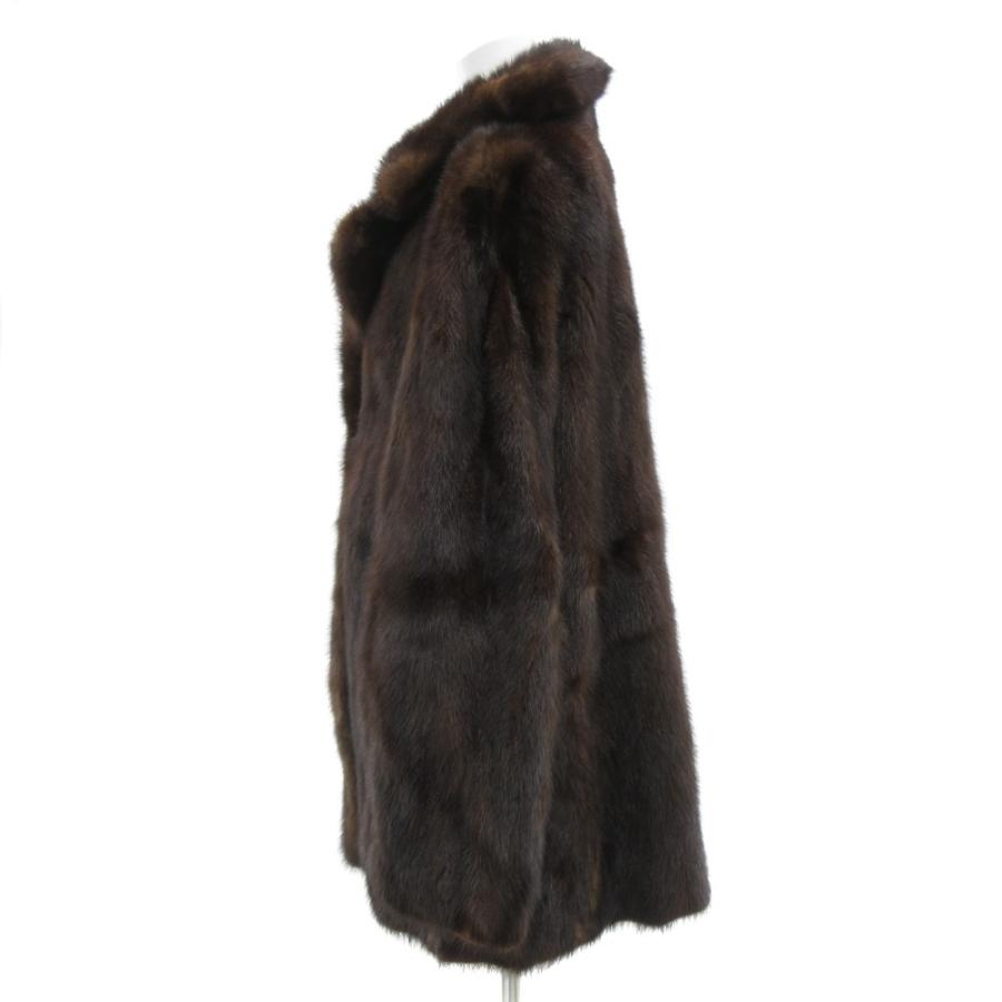 【美品】SAGA MINK　サガミンク　ファーコート　金タグ　サイズ15 サガミンク SAGA MINK GUARANTEE OF QUALITY 金サガ ファーコート