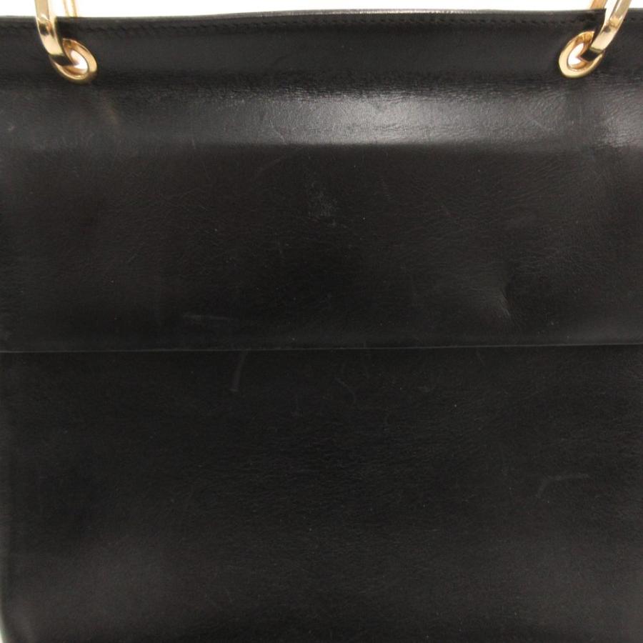 GUCCI（グッチ） ハンドバッグ レザー 革 バンブー 黒 ブラック 001