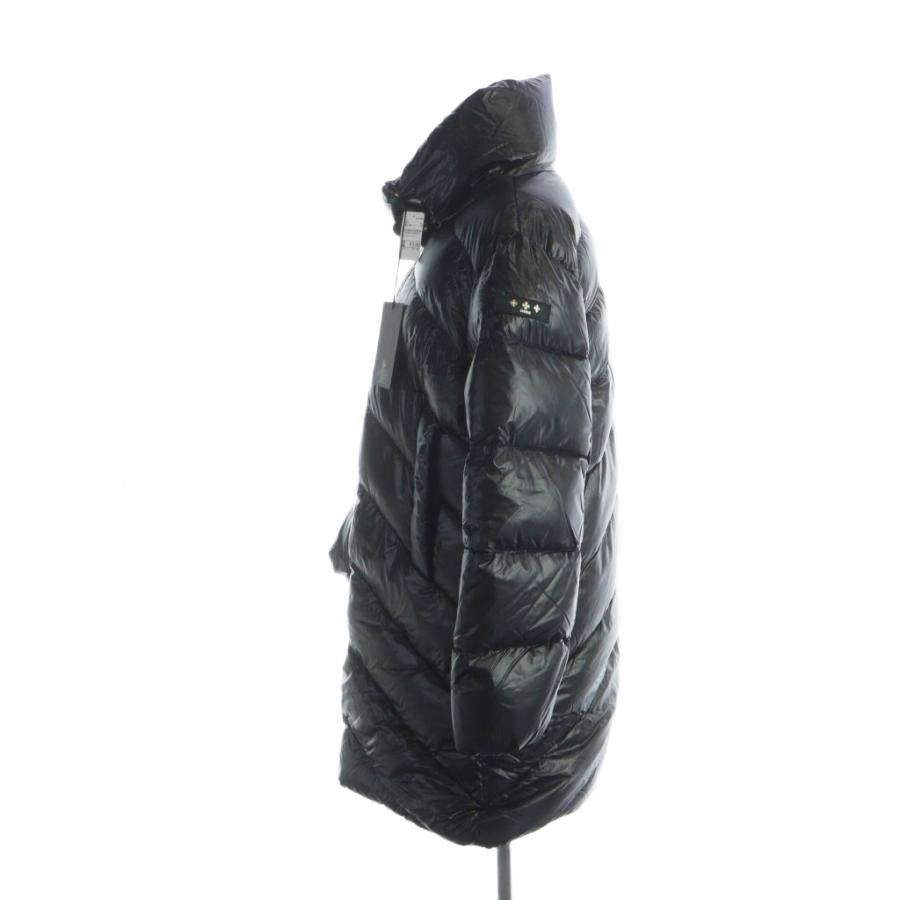 未使用品 タトラス TATRAS LTLA23A4265-D エデラ EDELA ダウンコート 長袖 ロング ジップアップ ロゴ 3 L 黒 ブラック ■GY40 /MQの画像