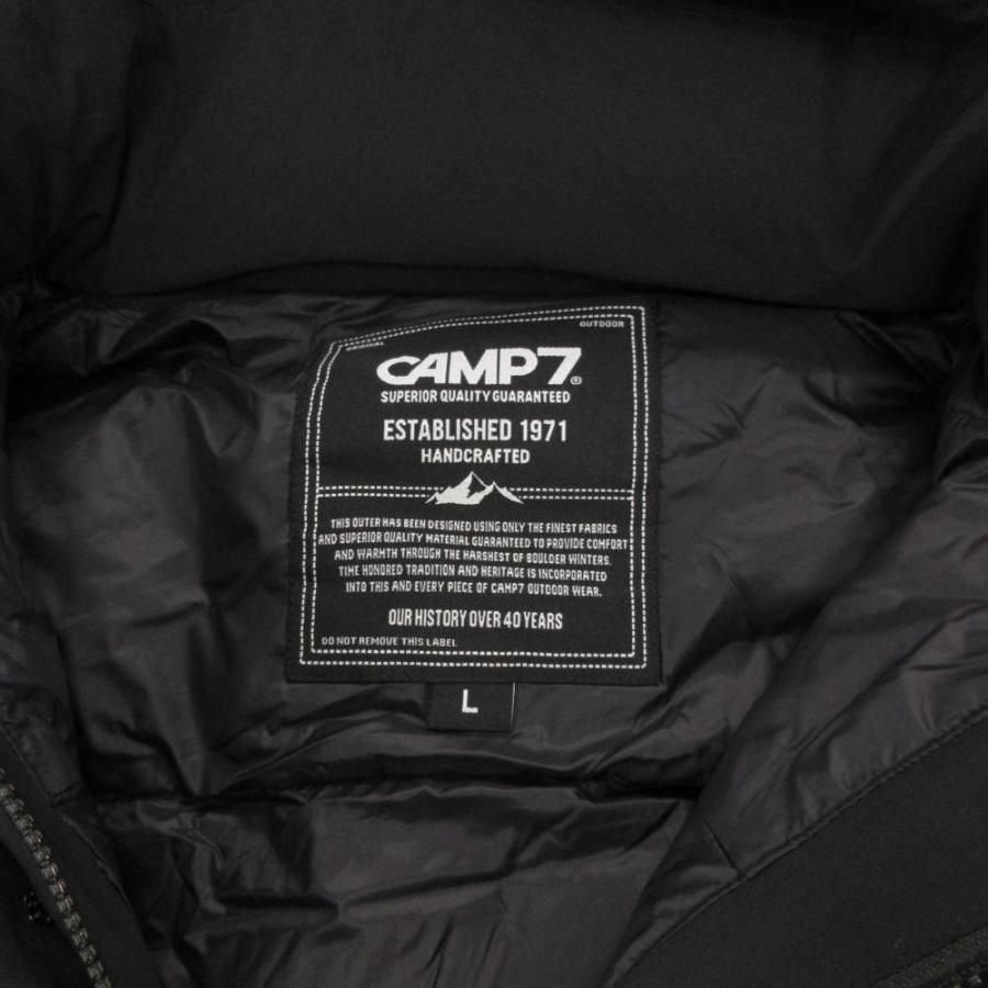キャンプセブン CAMP7 ダウンミックス防風ジャケット 中綿 フード付