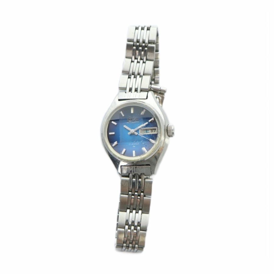 セイコー 2206-0300 腕時計 ウォッチ 自動巻き 青文字盤 カットガラス セイコー SEIKO 2206-0300 腕時計 ウォッチ 自動巻き 青文字盤 カット