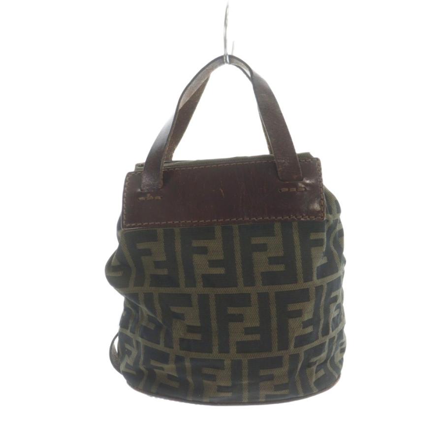 FENDI（フェンディ） ハンドバッグ ズッカ柄 ミニトート キャンバス