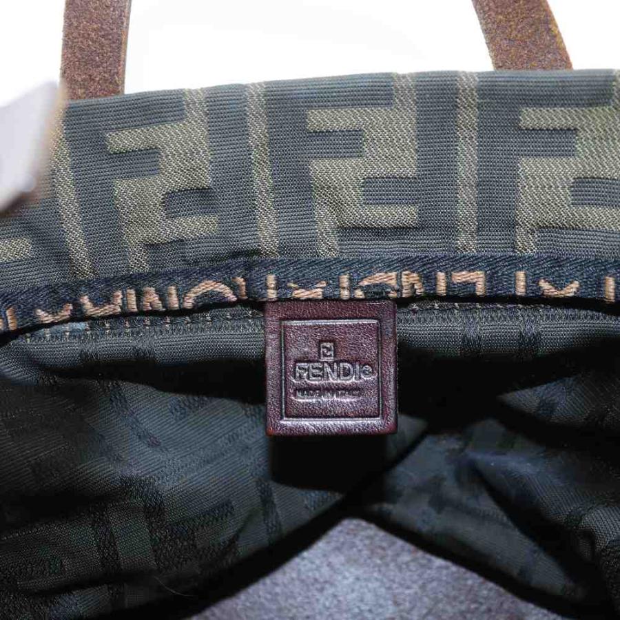 FENDI（フェンディ） ハンドバッグ ズッカ柄 ミニトート キャンバス