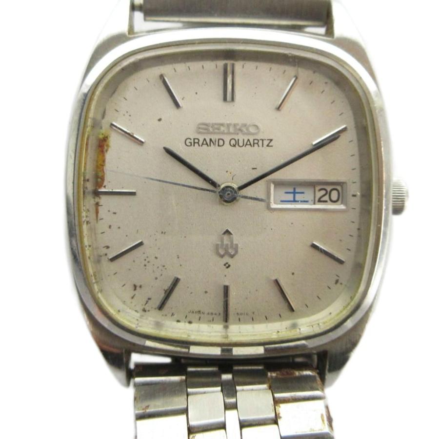 セイコー SEIKO ジャンク品 GRAND QUARTZ グランド クォーツ 4843-5100