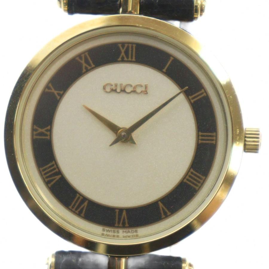 GUCCI（グッチ） 腕時計 ウォッチ クォーツ ローマン レザーベルト