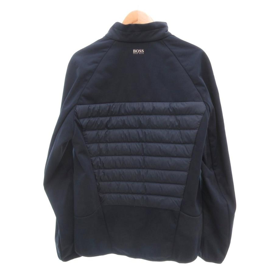 ヒューゴボス HUGO BOSS ダウンジャケット キルティング 切替 ロゴ XXL