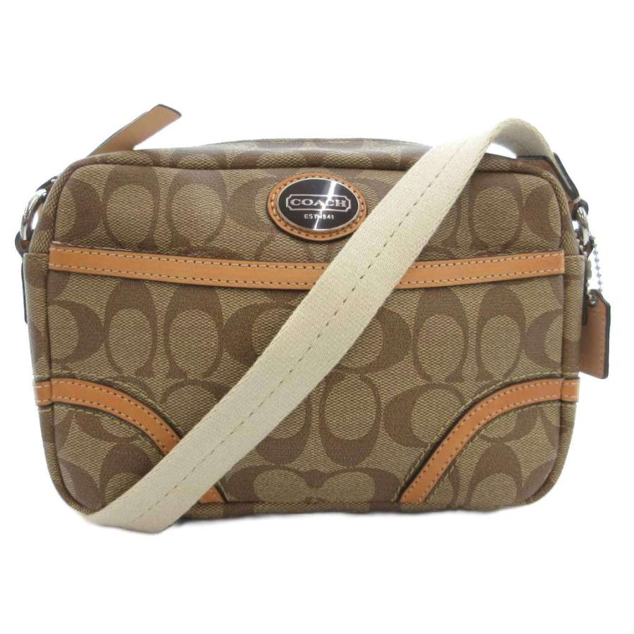 COACH（コーチ） シグネチャー ショルダーバッグ 斜め掛け クロス 