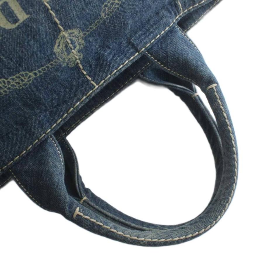 PRADA（プラダ） カナパ トートバッグ ハンド デニム ロゴ 三角