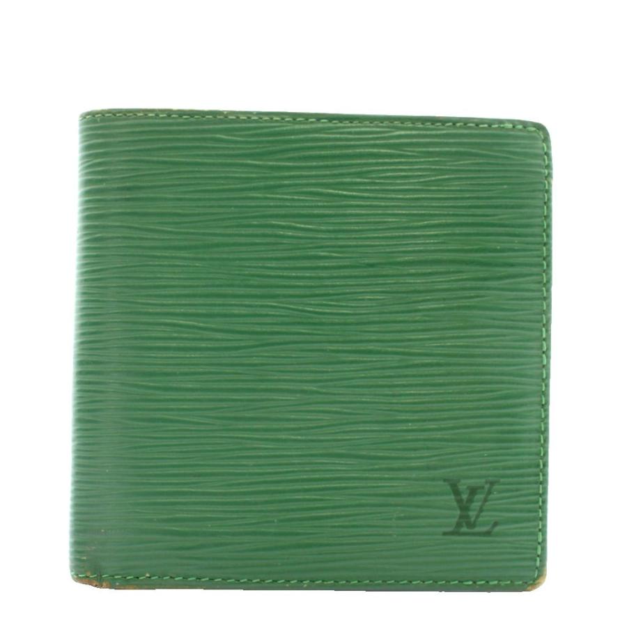 LOUIS VUITTON（ルイ・ヴィトン） エピ 財布 二つ折り レザー LVロゴ