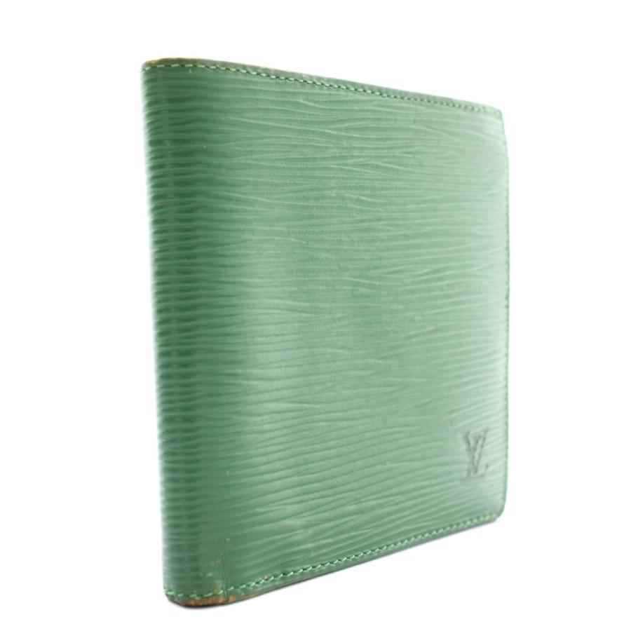 LOUIS VUITTON（ルイ・ヴィトン） エピ 財布 二つ折り レザー LVロゴ