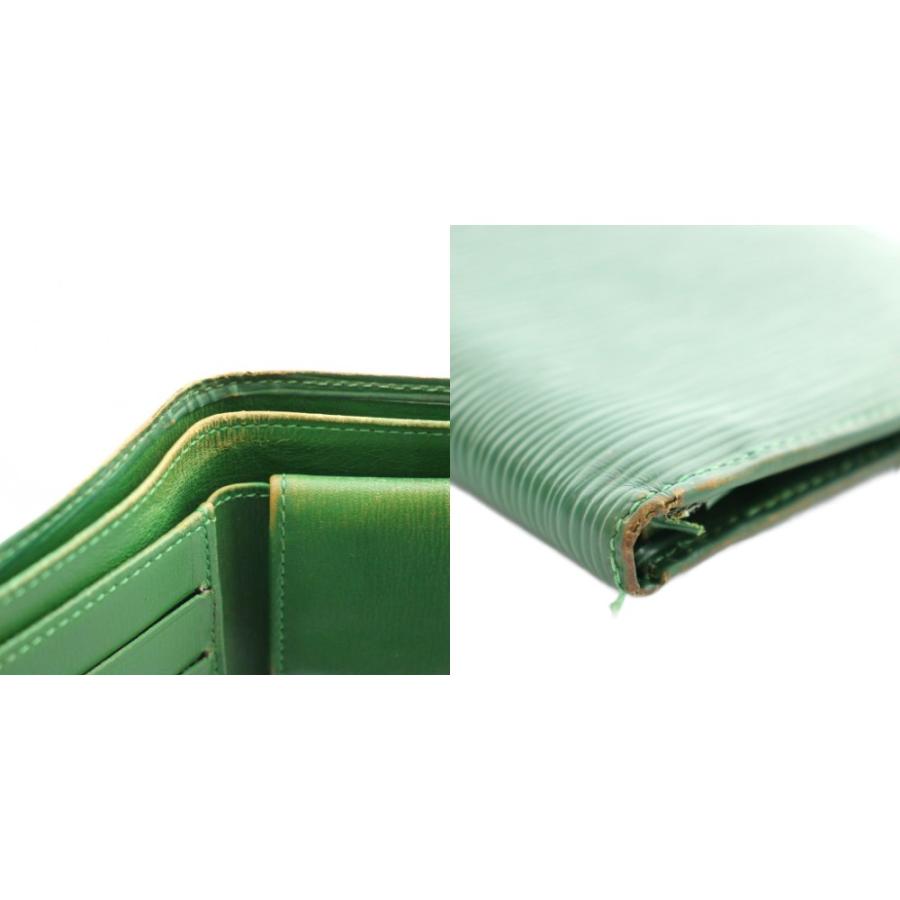 LOUIS VUITTON（ルイ・ヴィトン） エピ 財布 二つ折り レザー LVロゴ