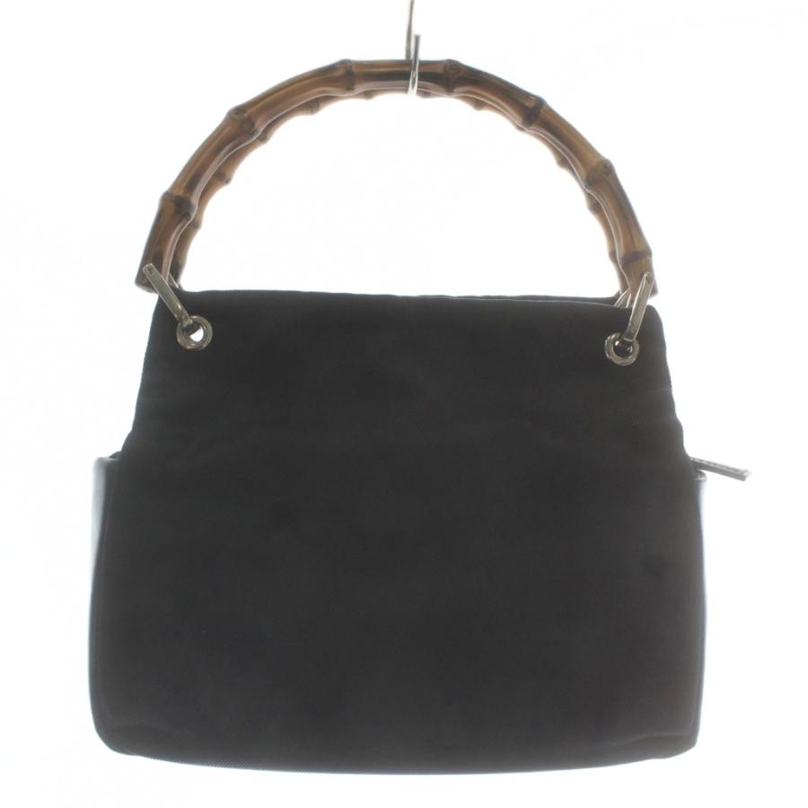 GUCCI（グッチ） バンブー ハンドバッグ ミニ ナイロン 切り替え 裏地