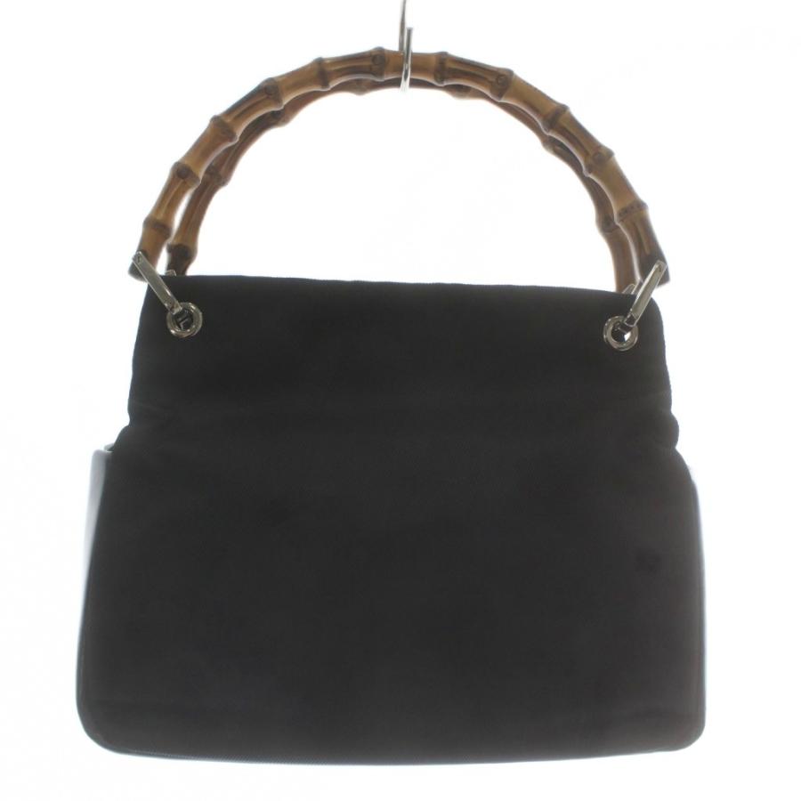 GUCCI（グッチ） バンブー ハンドバッグ ミニ ナイロン 切り替え 裏地