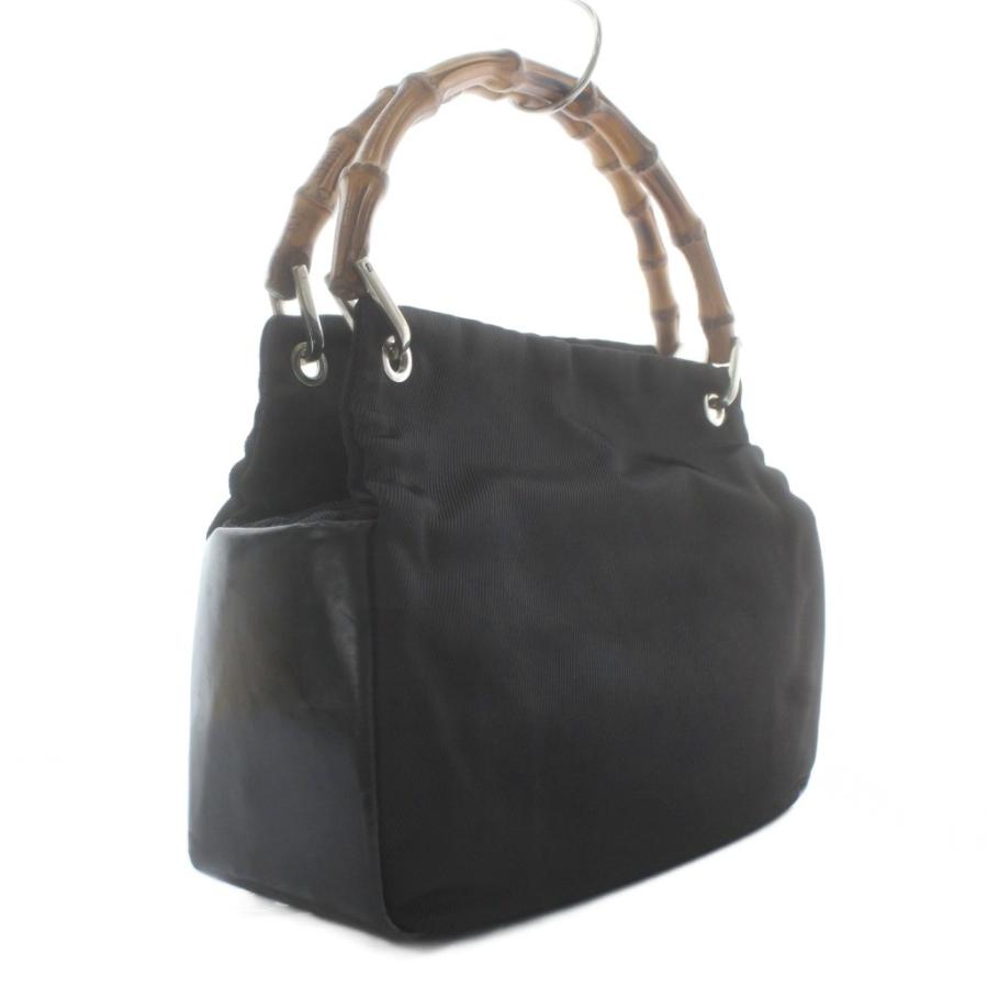 GUCCI（グッチ） バンブー ハンドバッグ ミニ ナイロン 切り替え 裏地