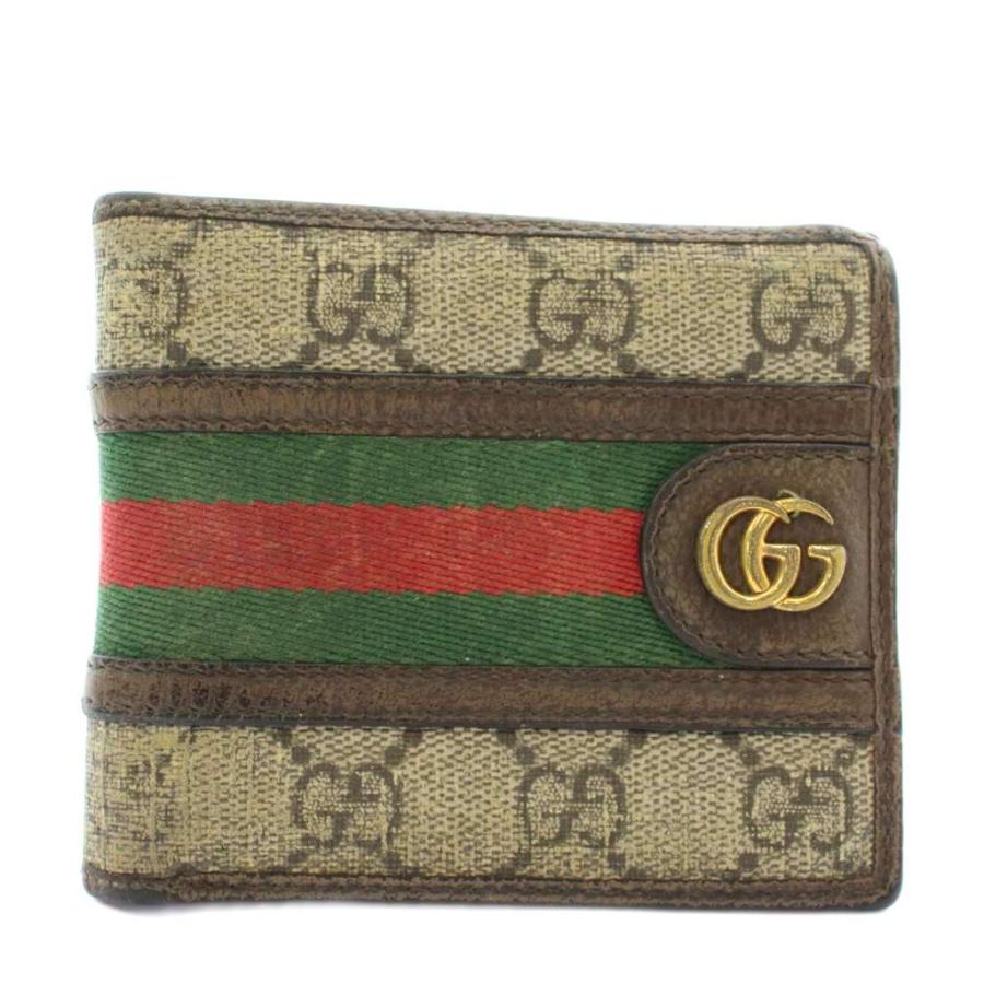 GUCCI（グッチ） オフィディア 財布 二つ折り GGスプリーム レザー