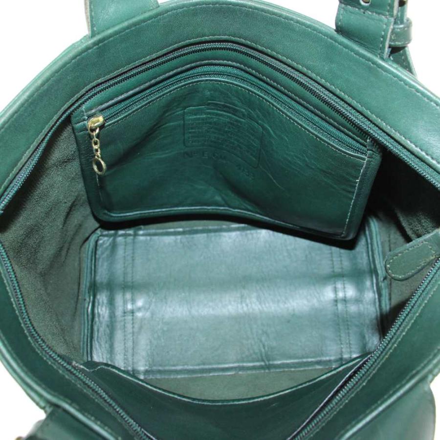 COACH（コーチ） オールドコーチ ハンドバッグ トート レザー 無地 緑