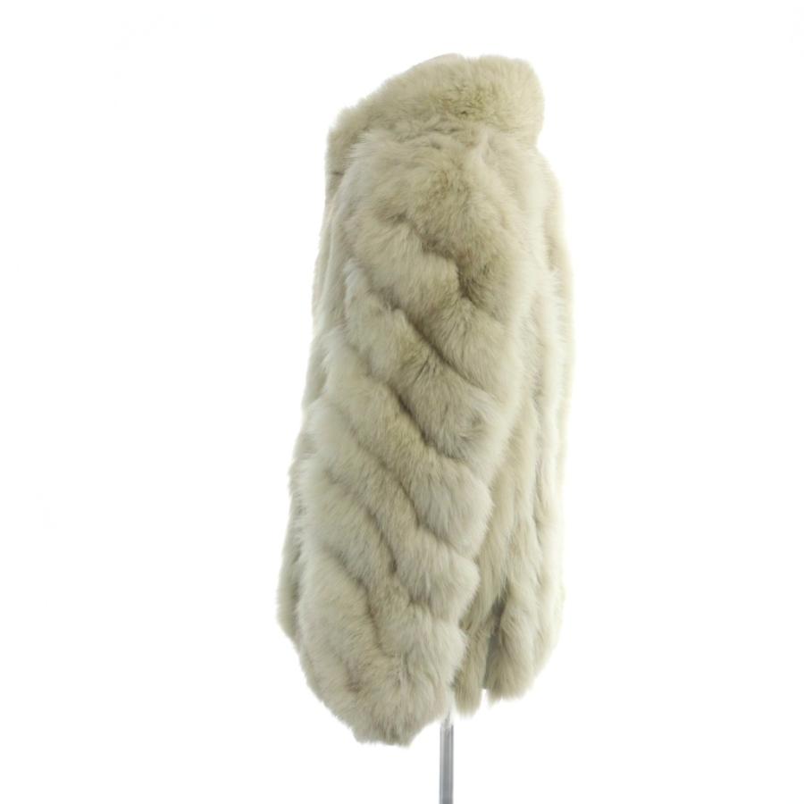 サガフォックス SAGA FOX VELLE VISON 銀サガ 毛皮コート フォックス